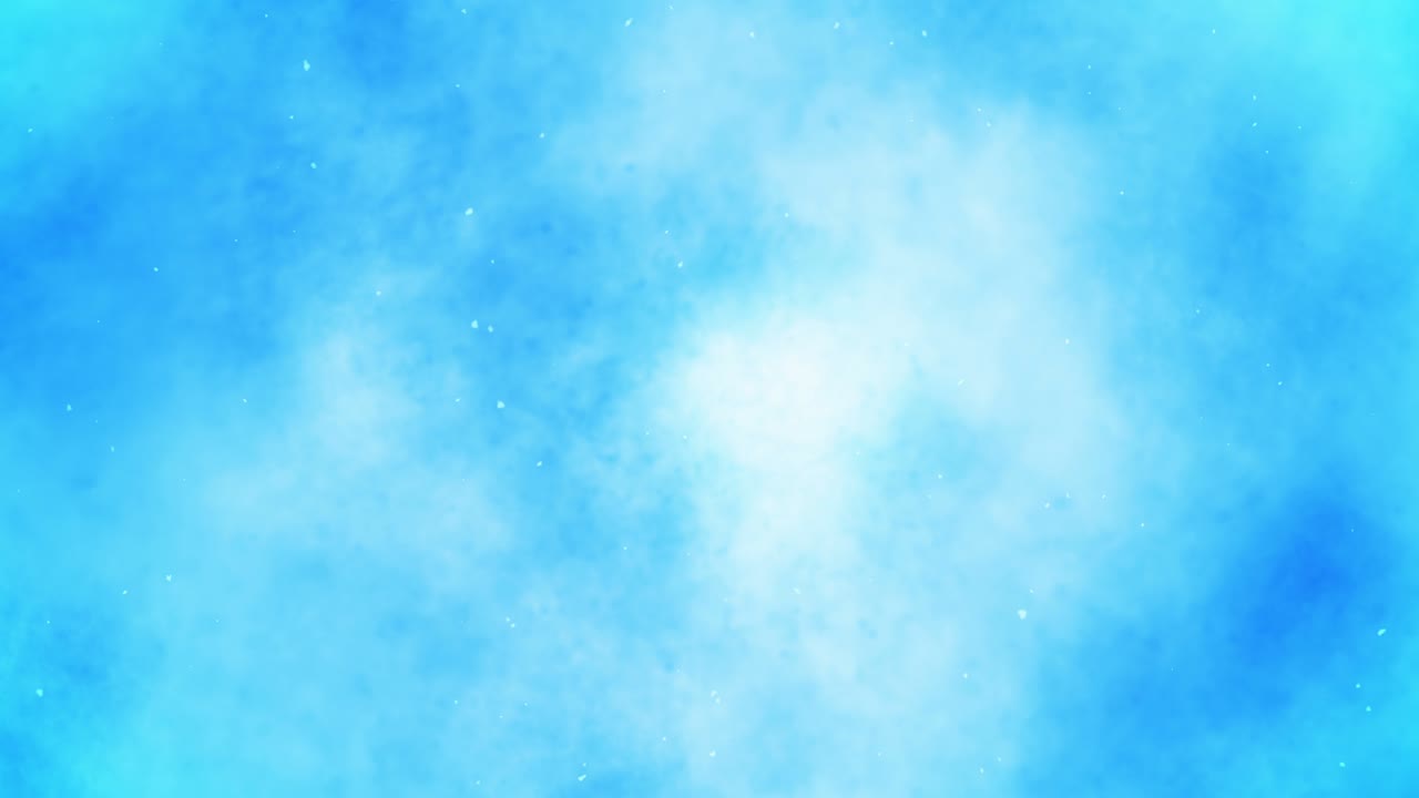 색의 연기 스프레이, 추상적인 연기, 증기 기, 안개 스플래시, 파란 바탕에 알코올 잉크와 수채화, 텍스트를 복사하는 공간, 루프 애니메이션.