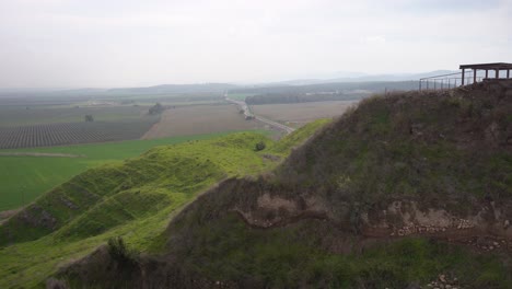 establishing-shot-megiddo-armageddon-israel-end-times-battle-site-revelation