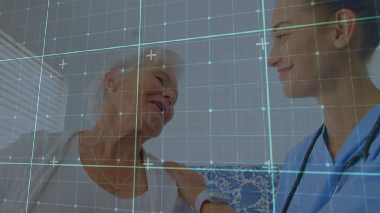 Nurse Providing Compassionate Care to Senior Patient at Home