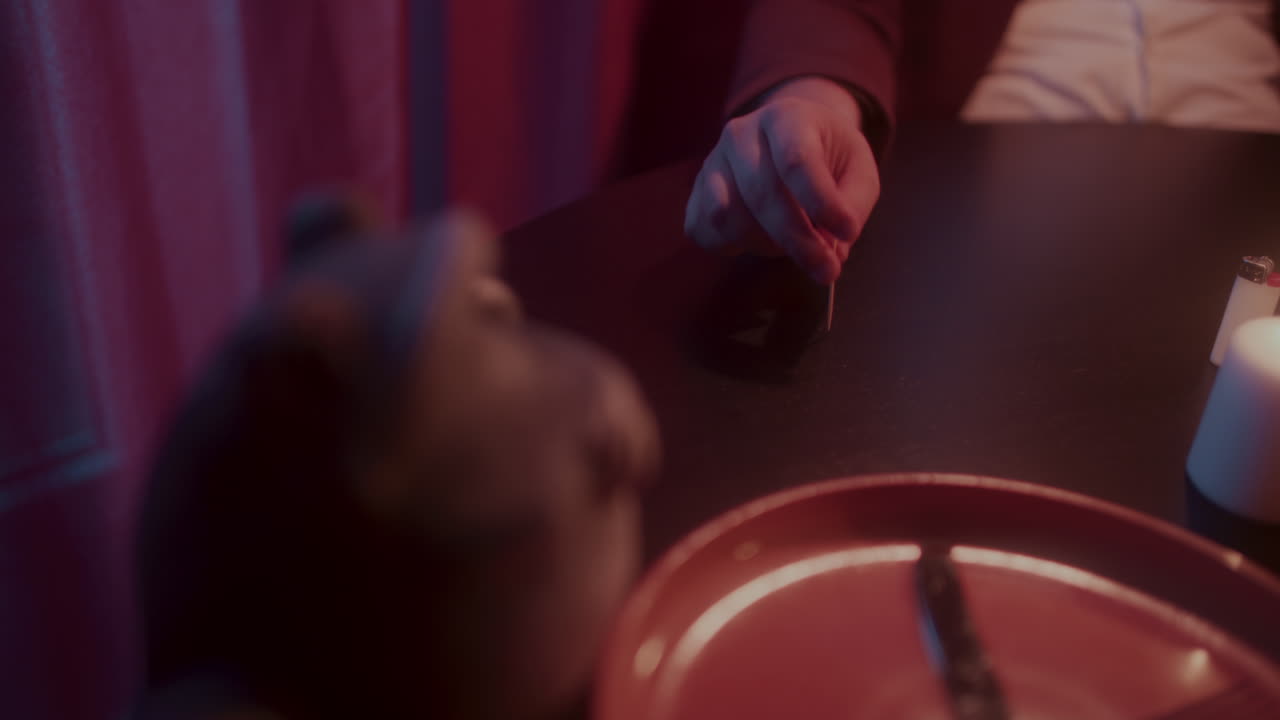 Dining Scene at Night