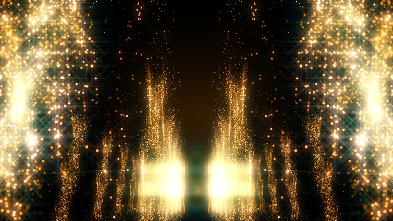 Gold Particles Background Loop