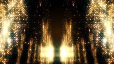 gold particles background loop