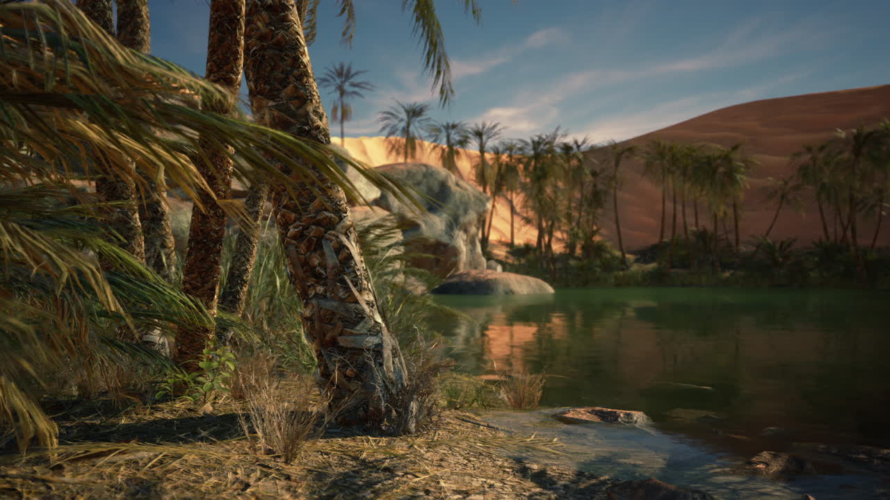 Oasis en el desierto