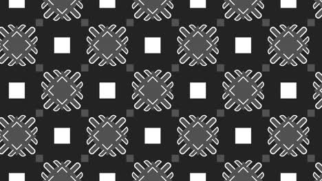 diseño de patrón sin costuras animado flotante
