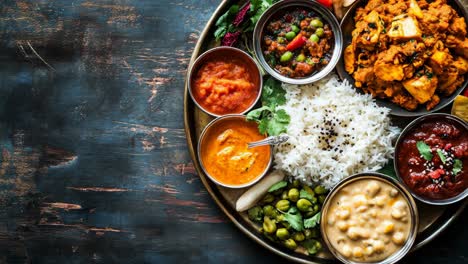 indian thali platter
