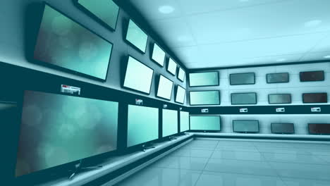 flachbildfernseher auf dem bildschirm
