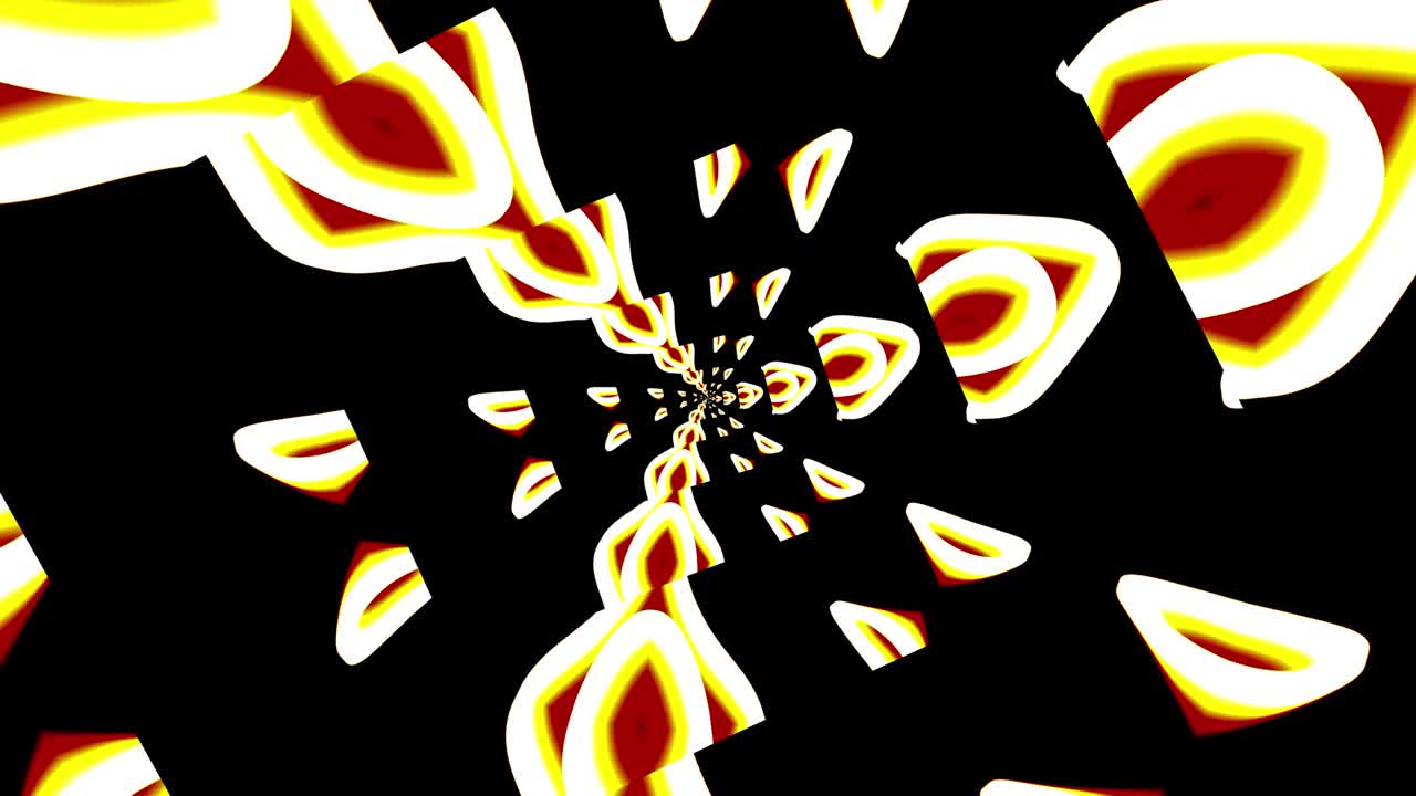 Hypnotism. Hypnosis. Kaleidoscopic looping