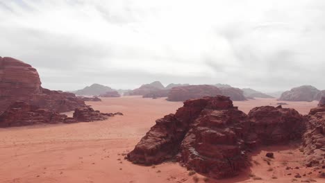 stunning wadi rum desert landscape in jordan