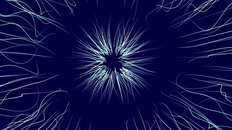 Abstract background in white and blue colors
