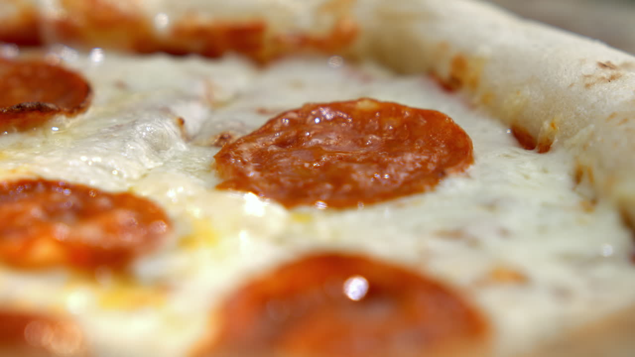 Close-up of Pepperoni Pizza