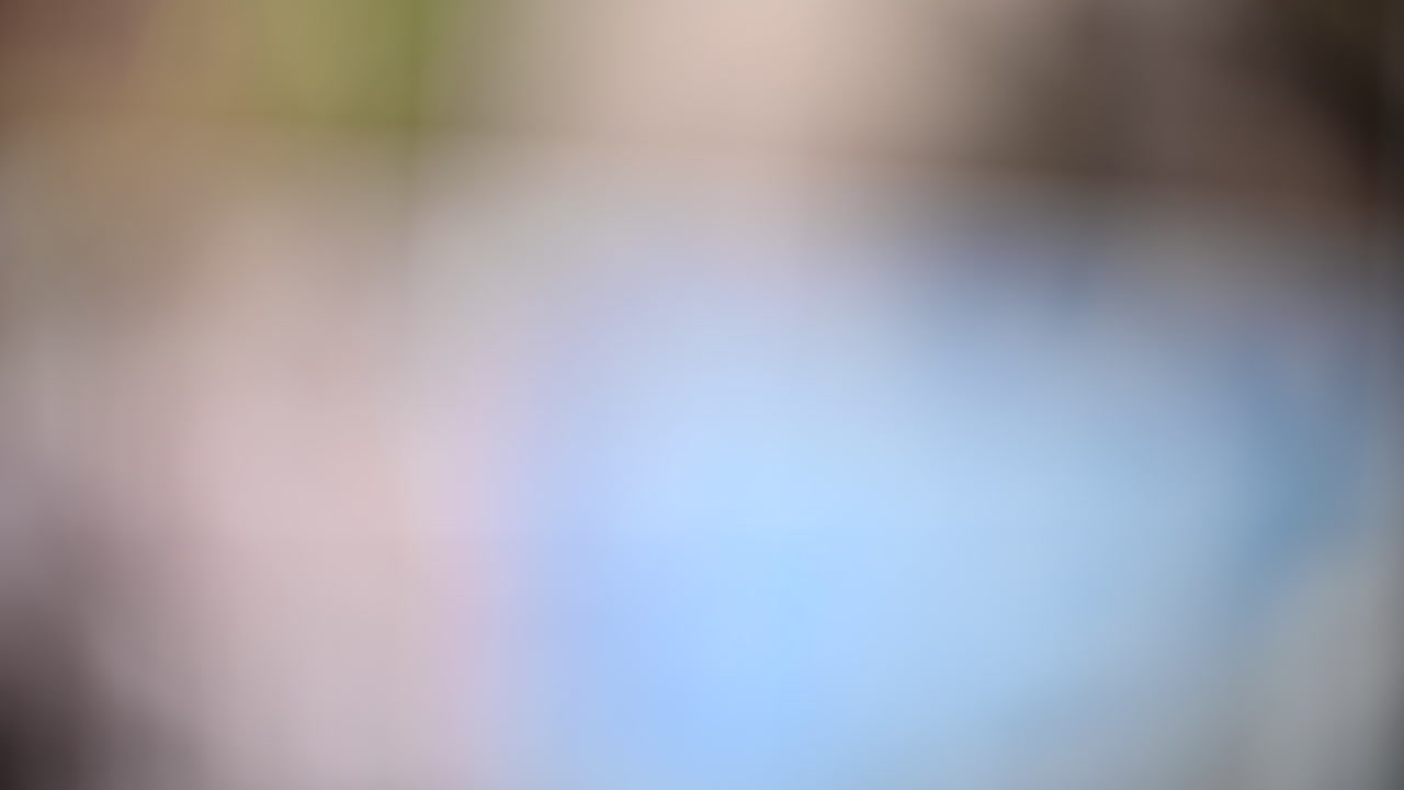 Blurred abstract background with warm and cool tones