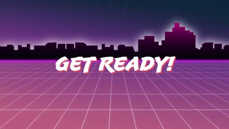 get ready message from an arcade game