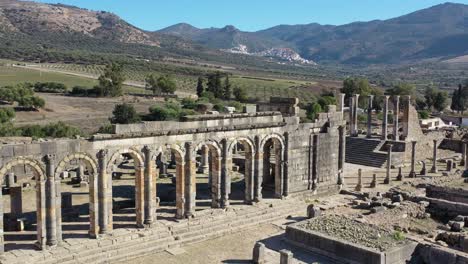 volubilis, an ancient roman city in morocco, was a thriving administrative and commercial center, famous for its well-preserved ruins, mosaics, and historical significance