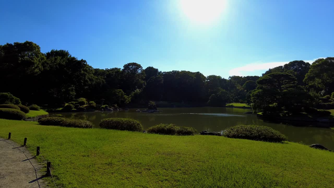 리쿠기엔 정원의 아름다운 풍경