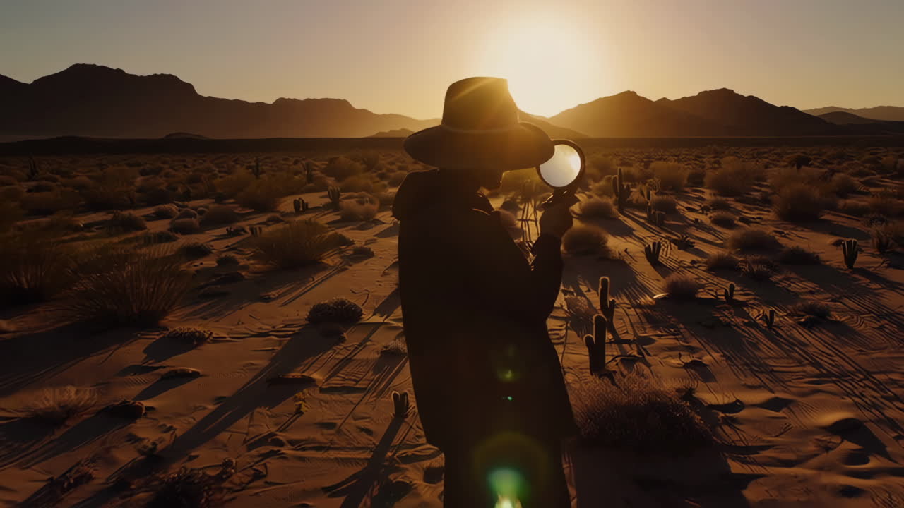 Sunrise in the Desert