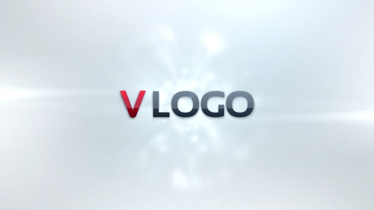 VLOG Tekst Vises fra Eksploderende Fragmenter med Lysglimt