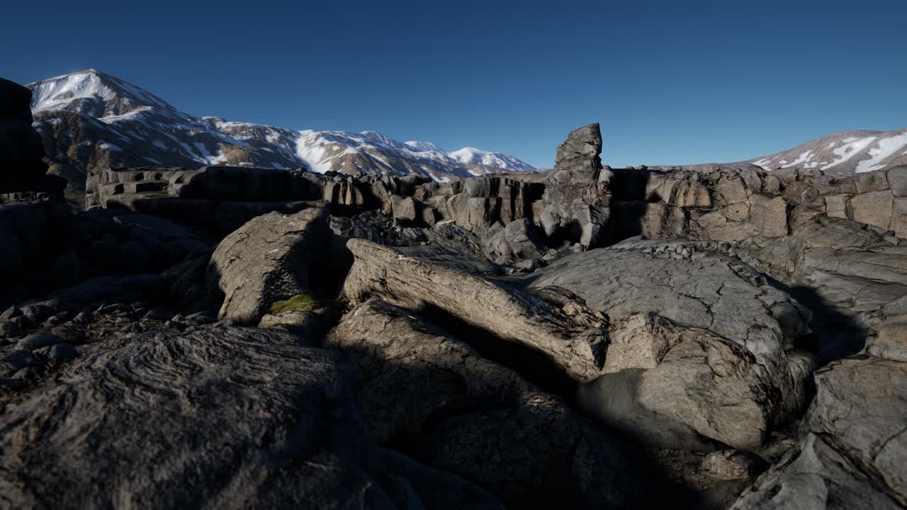 rocas y piedras en las montañas de los alpes