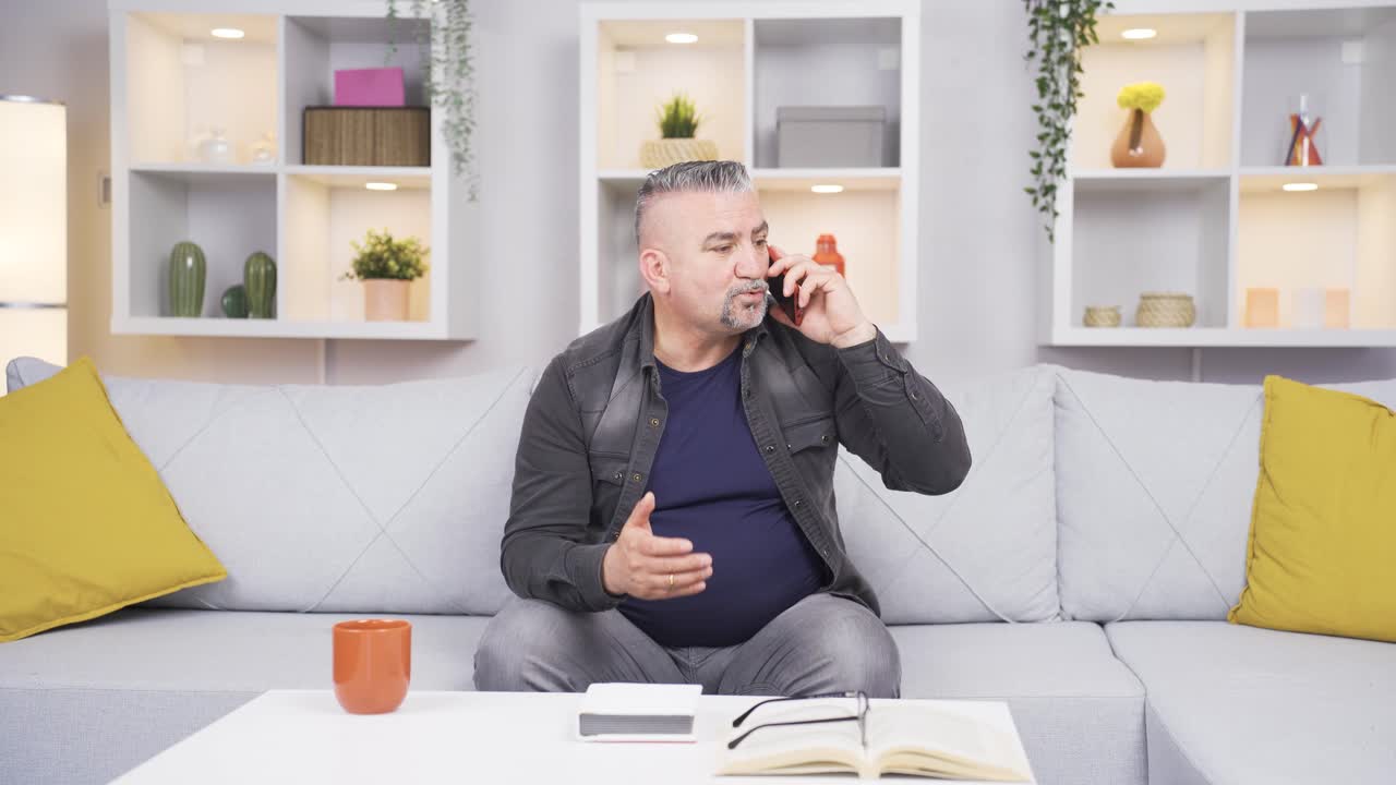 Marriage discussion over the phone.