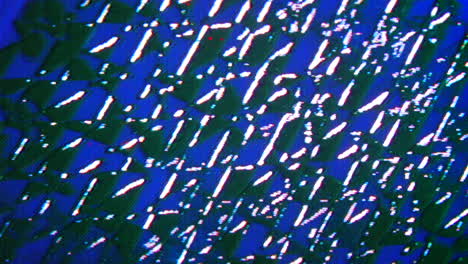 diagonal video feedback pattern. analog video synthesizer