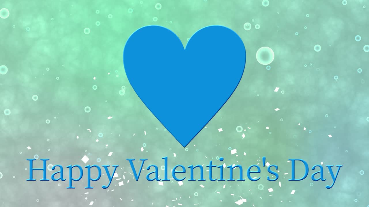 발렌타인 메시지 텍스트 애니메이션 모션 그래픽