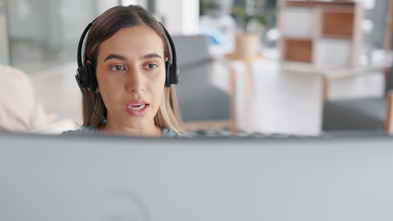 centro de llamadas, hablando y mujer