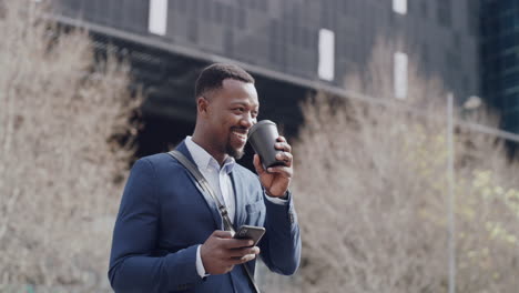 ambitious, motivated and smiling businessman