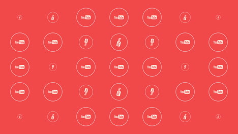 Patrón-De-Iconos-De-Youtube-Social-En-El-Fondo-De-La-Red