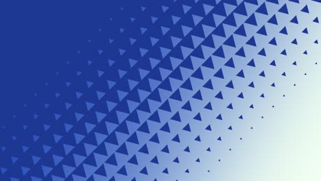 el patrón de triángulos azules retro de la ilusión
