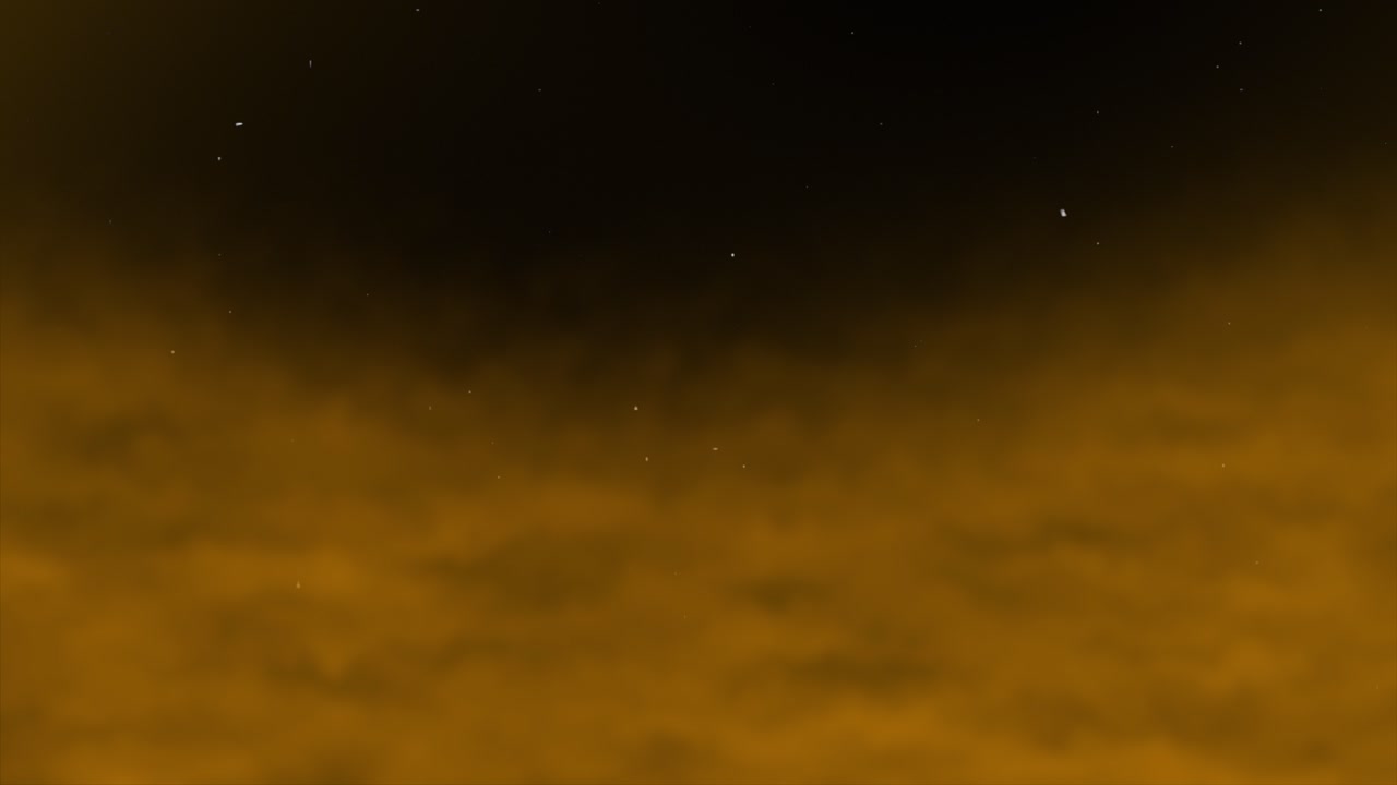 3d 구름, 연기, 가스, 증기, 안개, 별이 있는 밤, 공간, 우주, 배경, 애니메이션, 모션 그래픽, vfx, 그라디언트, 입자 색, 어두운 오렌지