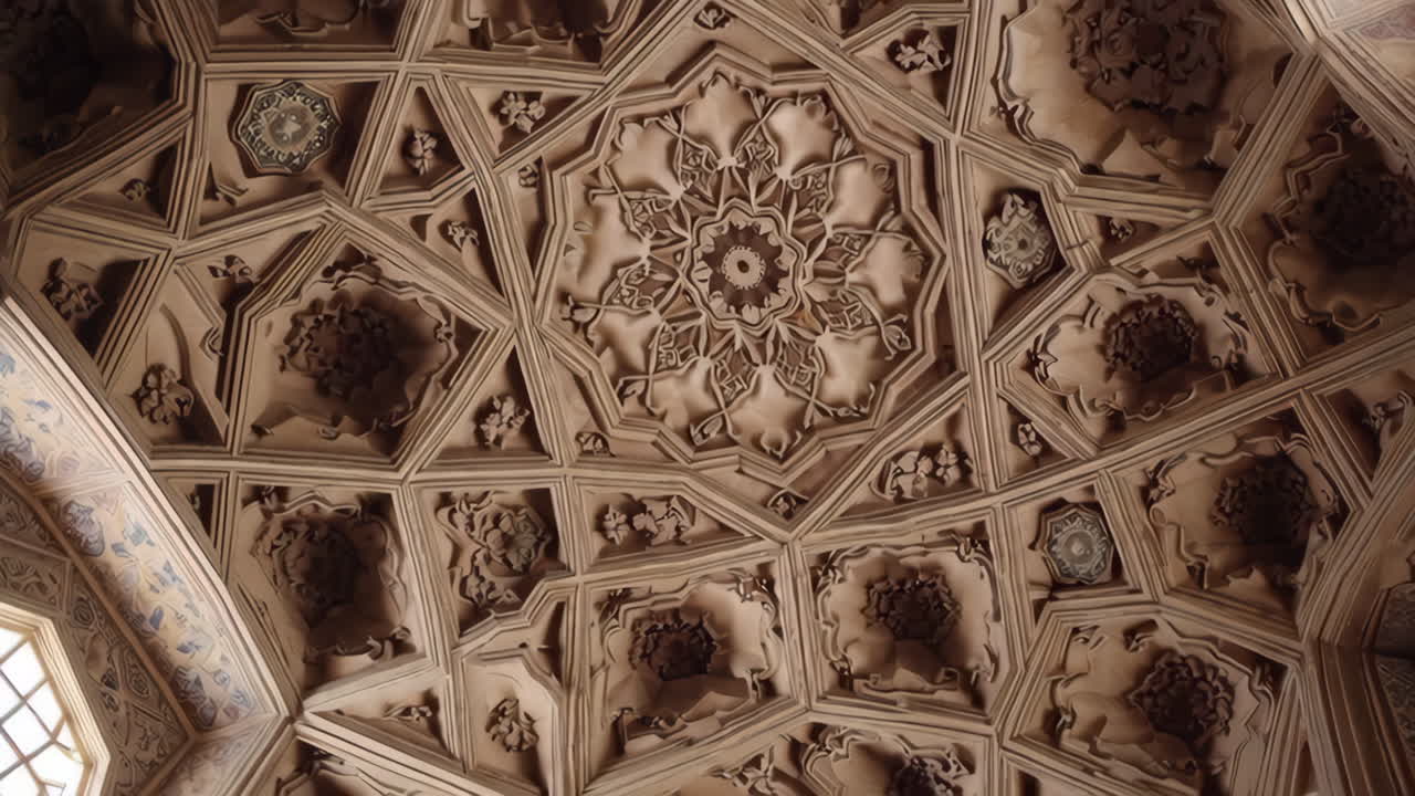 Ornate Ceiling with Intricate Patterns