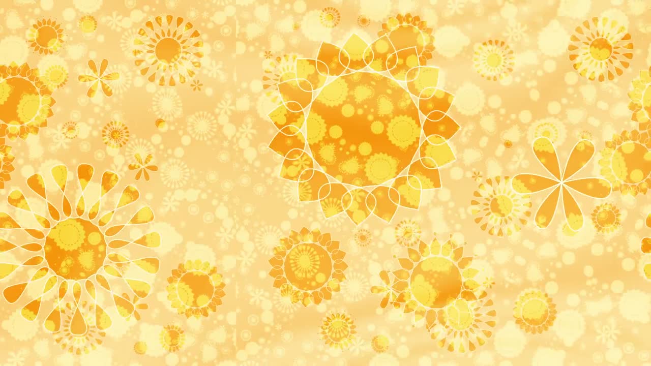 꽃 밝은 모션 그래픽 배경