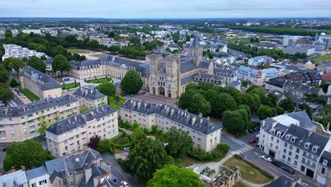 세인트 트리니티 (sainte-trinité) 의 여인 수도원 또는 l'abbaye aux dames, caen, 프랑스