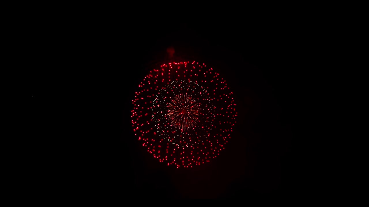 Abstract realistic colorful fireworks 4k loop animation magical sparkle explosion particles