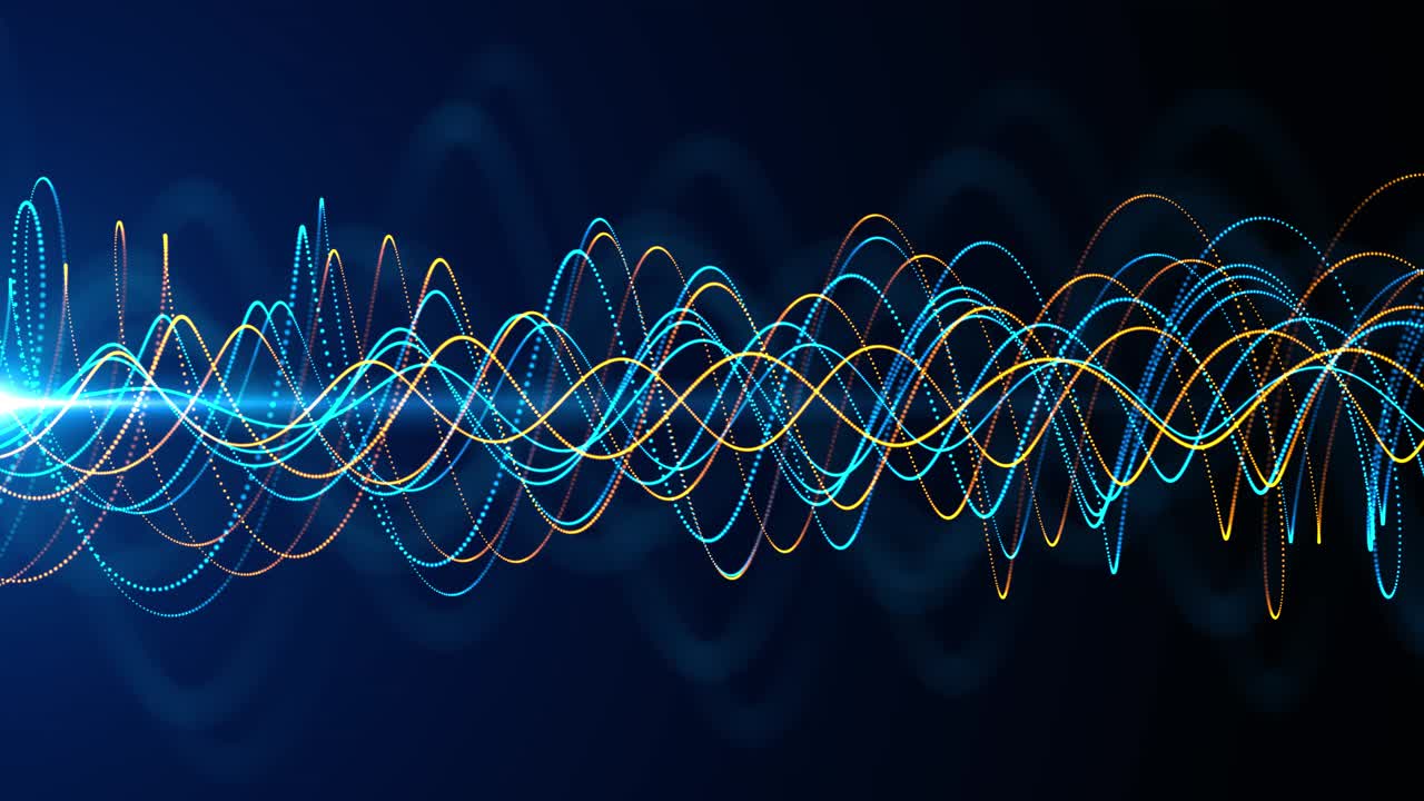 Abstract moving of lines for fiber optic network 4k animation background digital cyberspace with