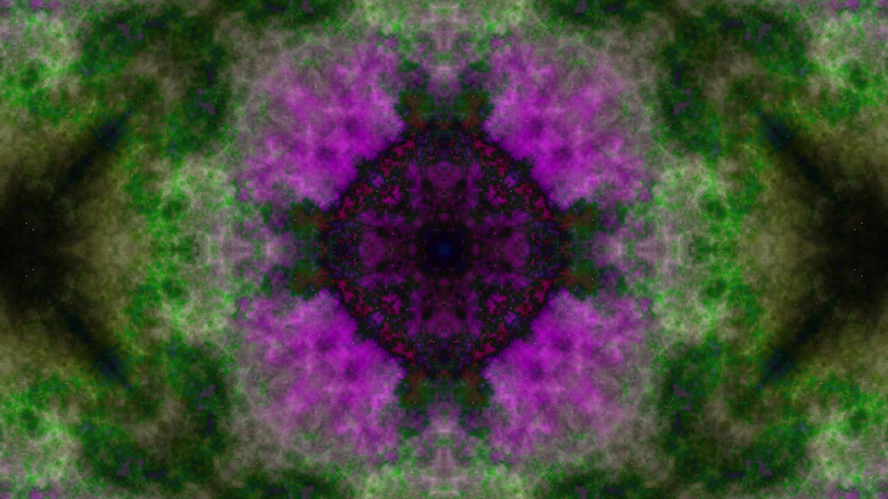 la animación abstracta, el fondo líquido, la hermosa película de pintura digital, la película de fondo abstracto, el video de stock de animación de kaleidoscopio.