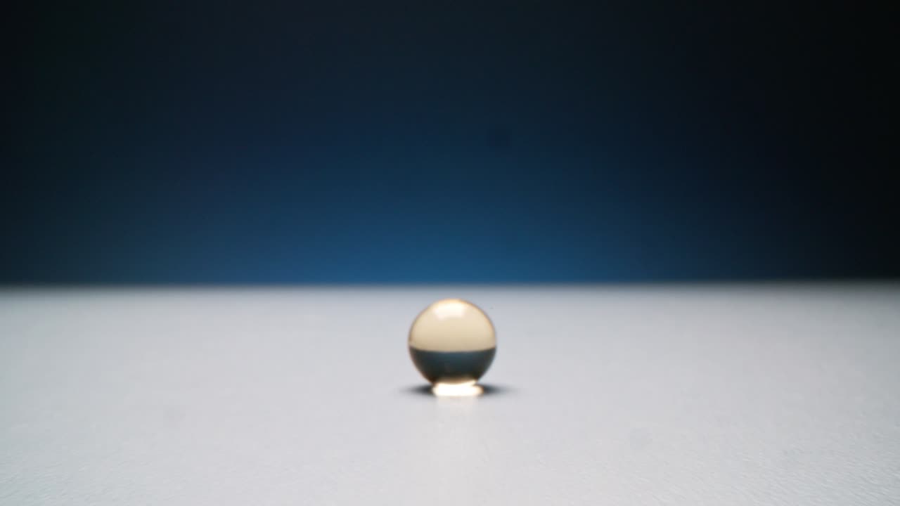 고립 된 표면에 단일 하이드로젤 구슬