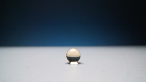 single hydrogel bead on isolated surface