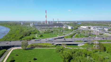 Drone-aerial-footage-of-Industrial-Power-plant-in-Eastern-Europe