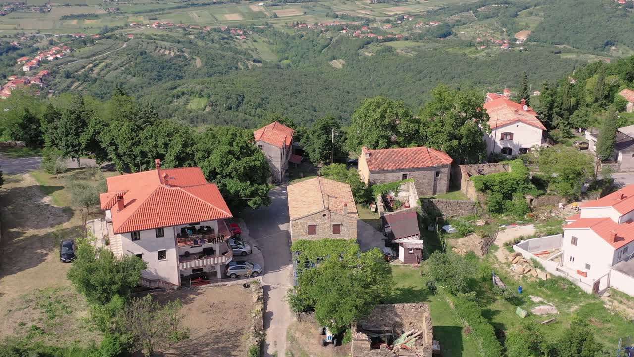 Aerial View of a Picturesque Village