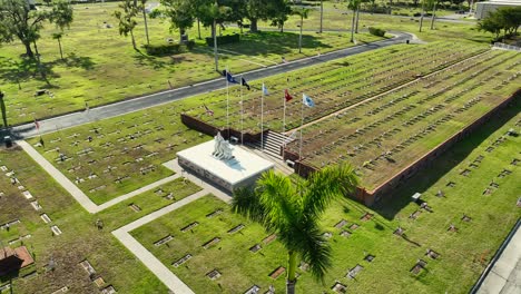 Punto-De-Interés-Vista-Aérea-Del-Cementerio-Nacional-Cerca-De-Ft.