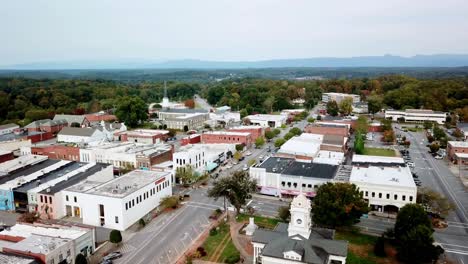 Gerichtsgebäude-Morganton-NC,-Morganton-North-Carolina-Antenne