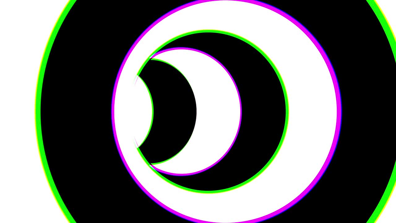 túnel de rayas blancas y negras, abstracción psicodélica, renderización en 3d de la generación de computadoras