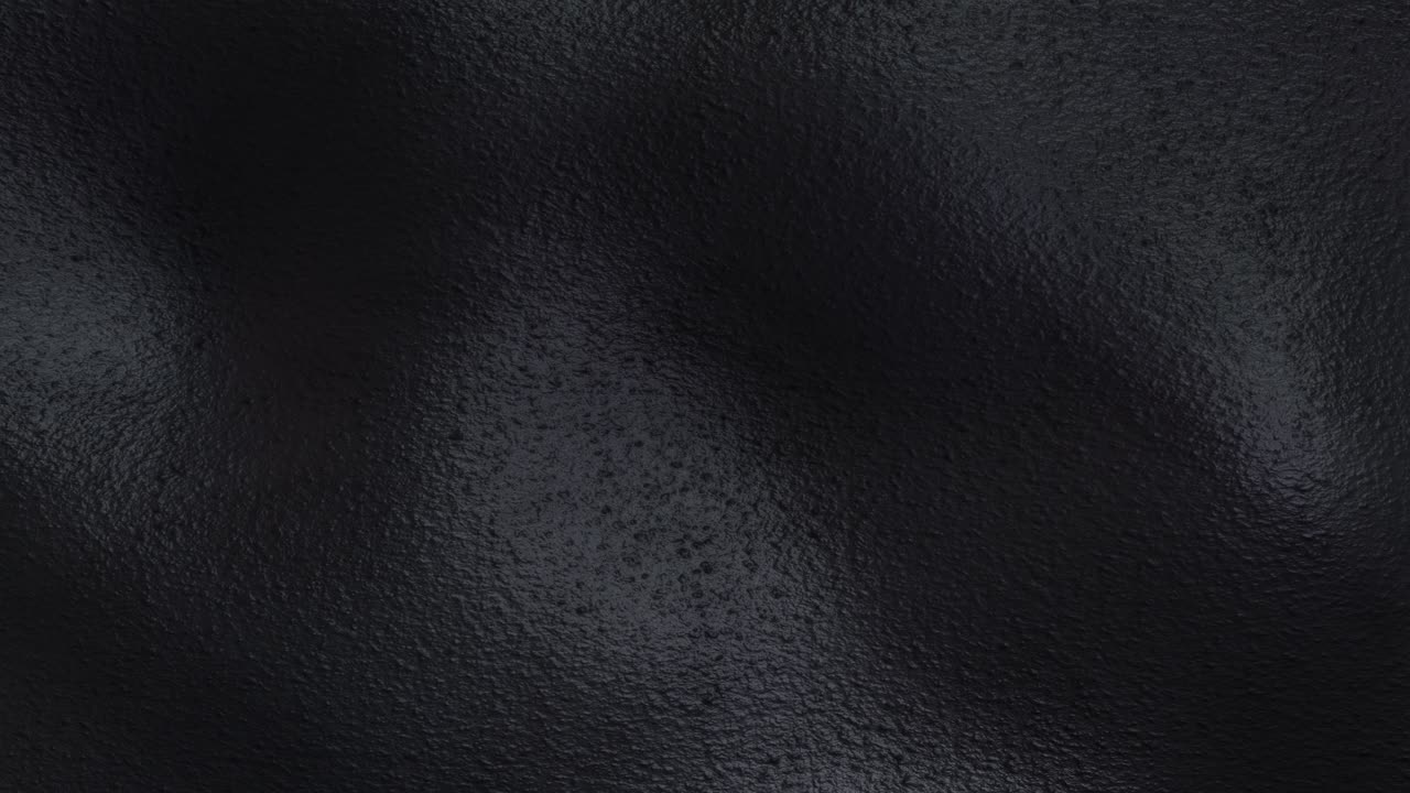 morphing de hojas de metal negro con textura áspera. resumen en 3d