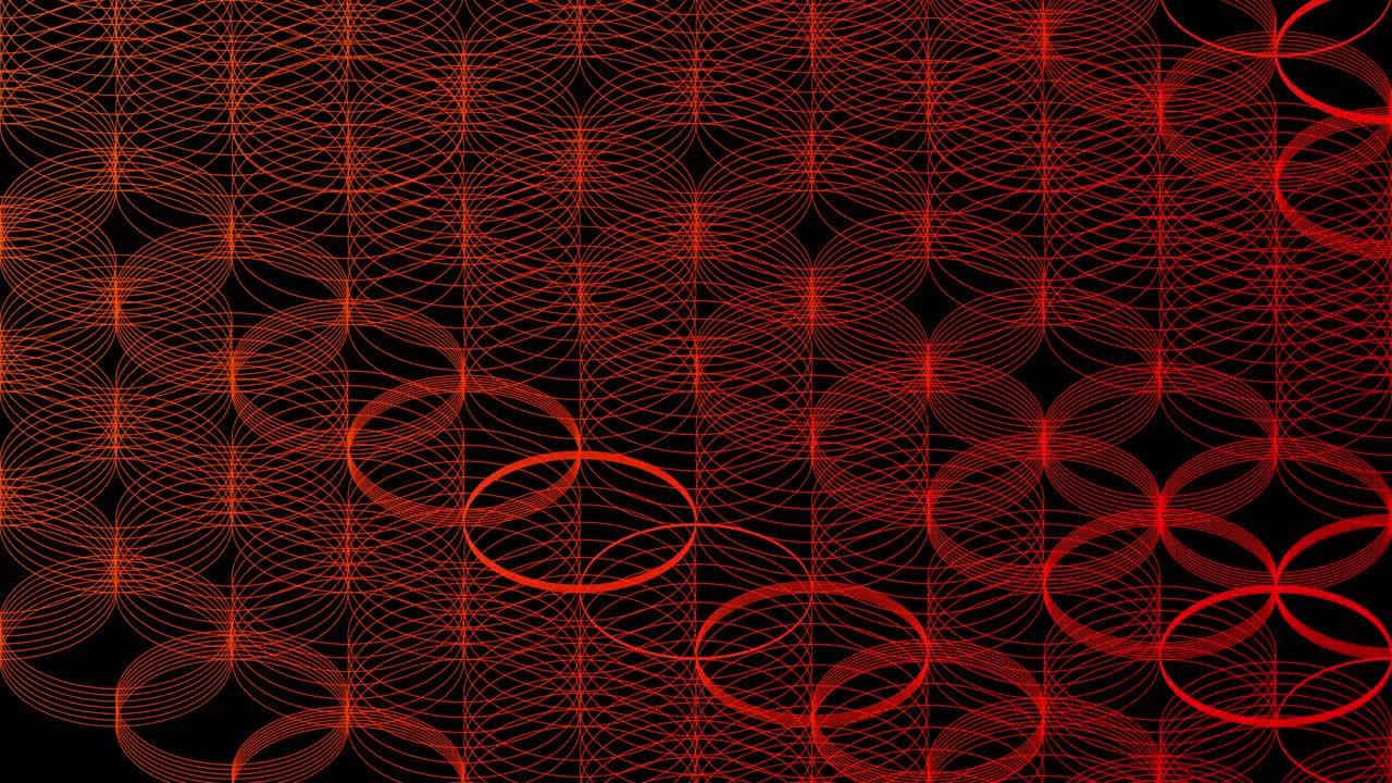 línea abstracta 3d círculo isométrico virtual iluminación en movimiento, red de tecnología concepto de transferencia de datos digitales, brillando en fondo negro animación 4k