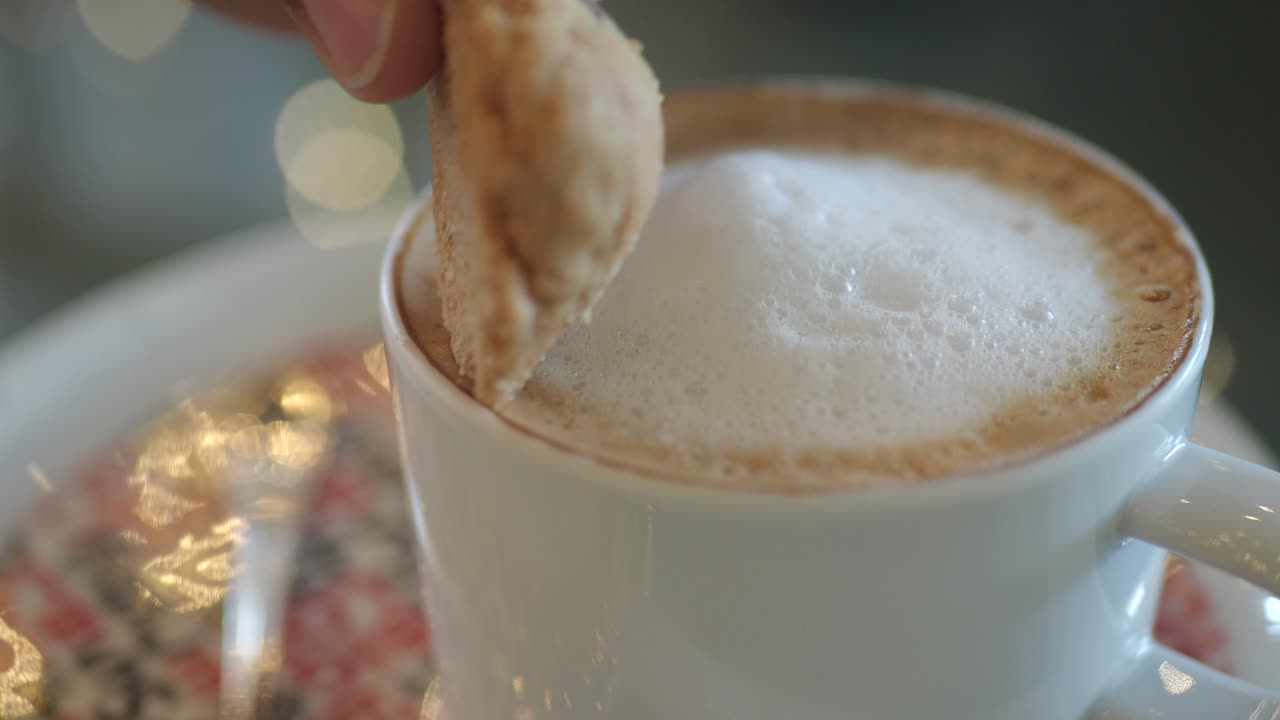 Dipping a Cookie into a Coffee