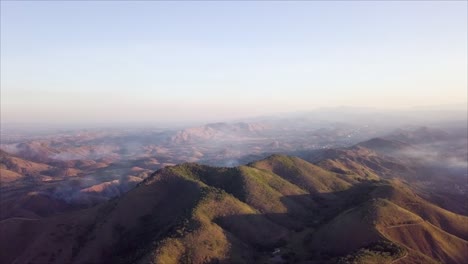 Aerial-view-of-mountains-near-Engenheiro-Paulo-de-Frontin,-Brazil