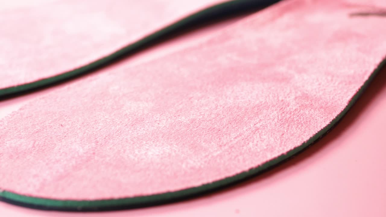 Pink Leather Shoe Insoles
