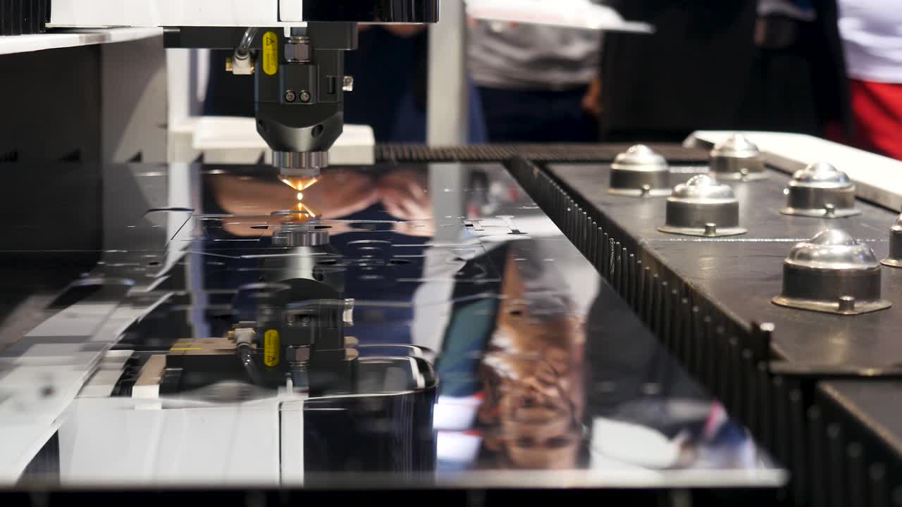 Laser Cutting Machine in Action