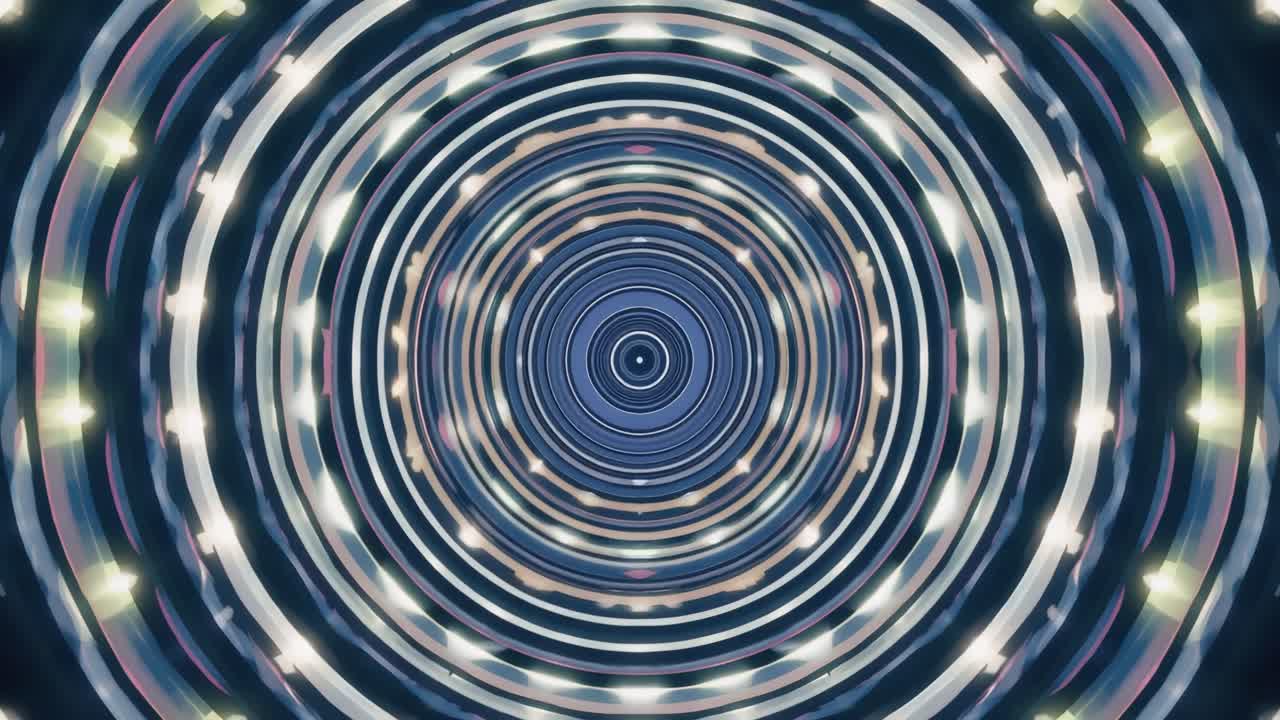 Abstract Circular Tunnel with Lights