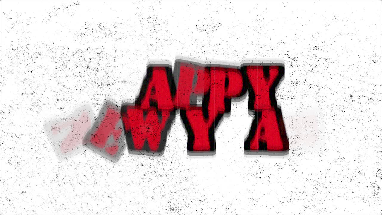 feliz año nuevo en textura hipster con ruido,